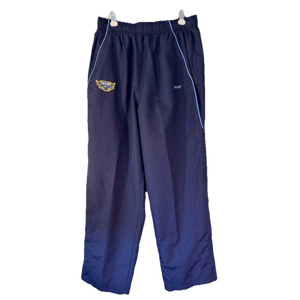Vintage Reebok Fresno Falcons Track Pants Men's 2XL Blue NHL Hockey Team